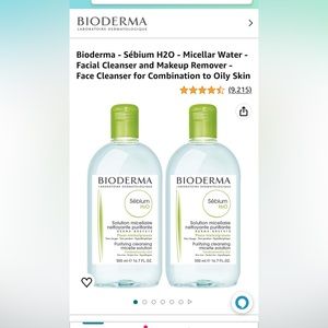 Bioderma - Sébium H2O - Micellar Water - Facial Cleanser and Makeup Remover